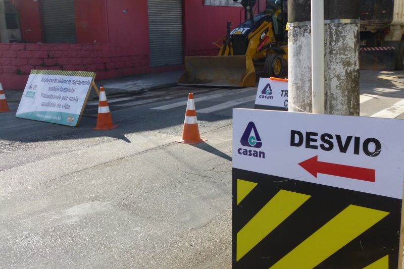 Rua Santos Saraiva terá novo desvio em breve