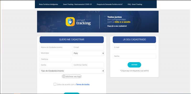 Check-in para shoppings, academias e galerias comerciais