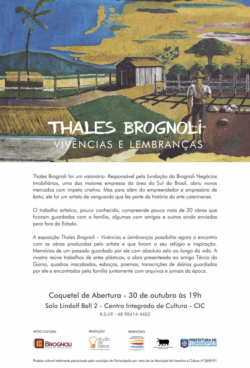 Exposição sobre Thales Brognoli revela o poeta por meio de escritos inéditos