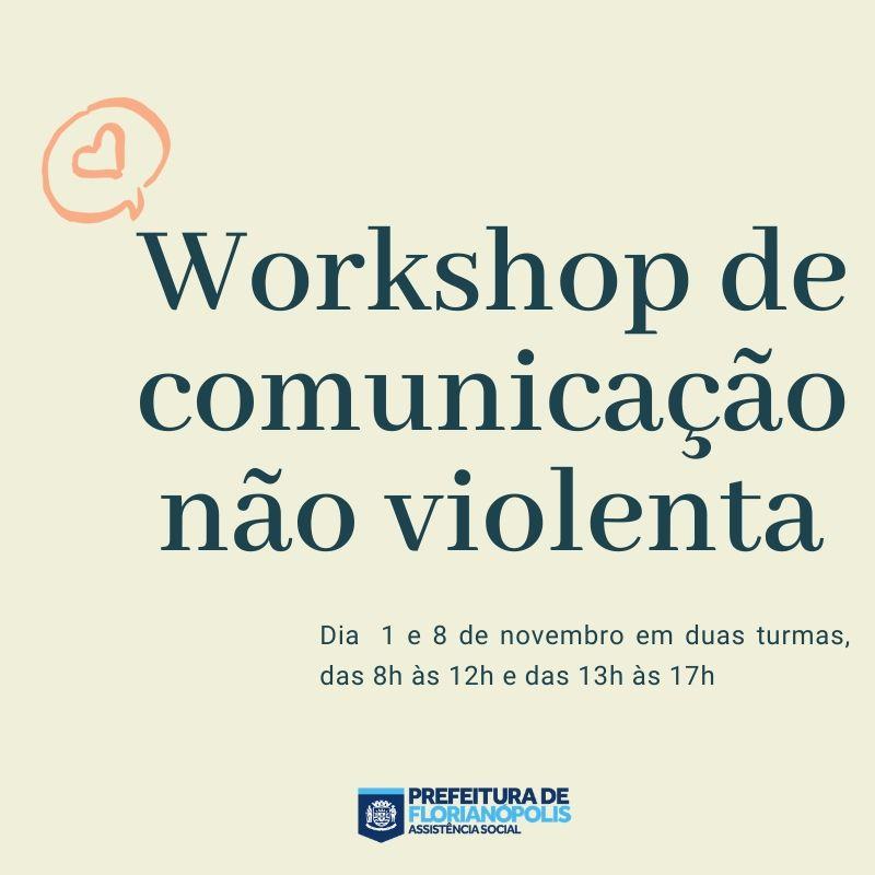 Servidores da Prefeitura de Florianópolis vão participar de workshop de comunicação não violenta 