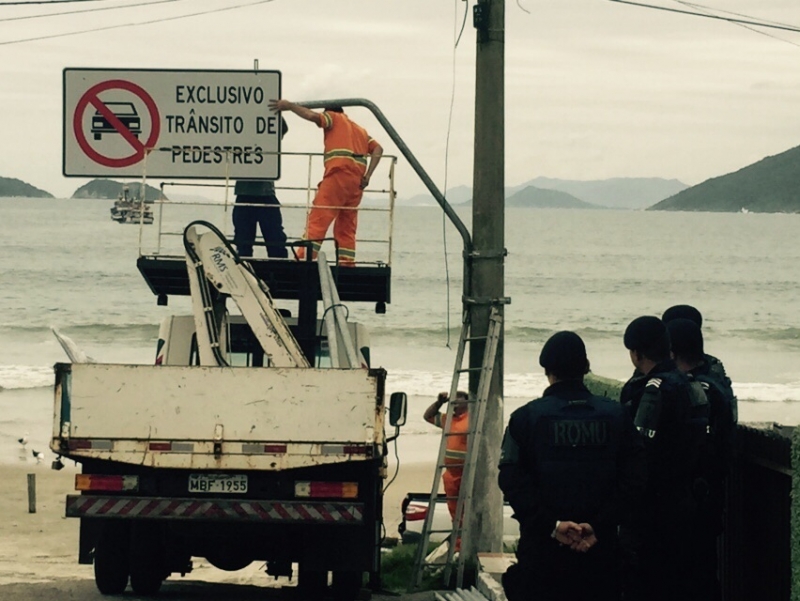 Pântano do Sul, agora só para pedestres