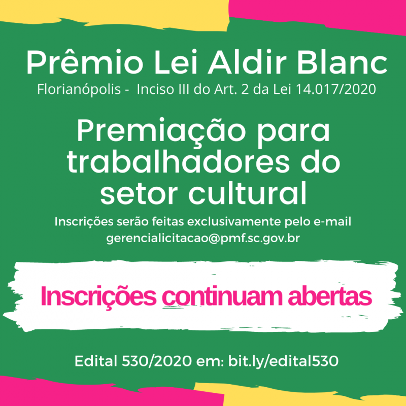 Inscrições para o Edital 530 ainda estão abertas