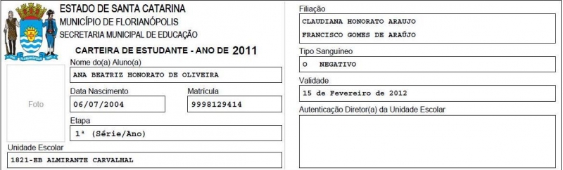 Rede Municipal de Ensino vai distribuir carteira de estudante