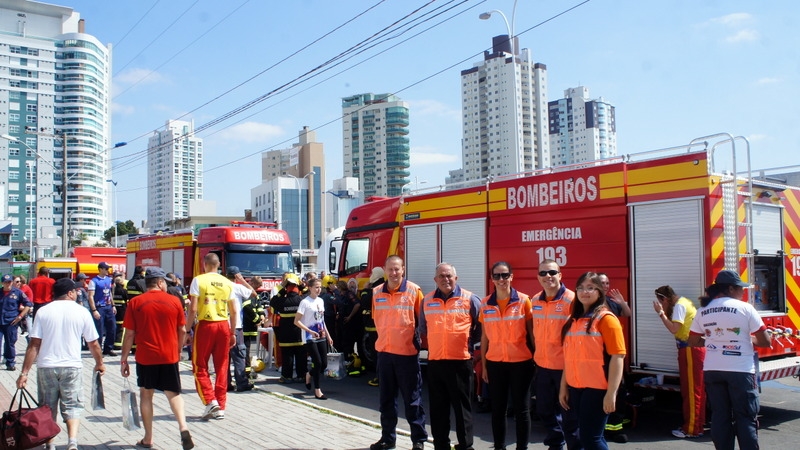 Defesa Civil prestigia  evento em Itajaí
