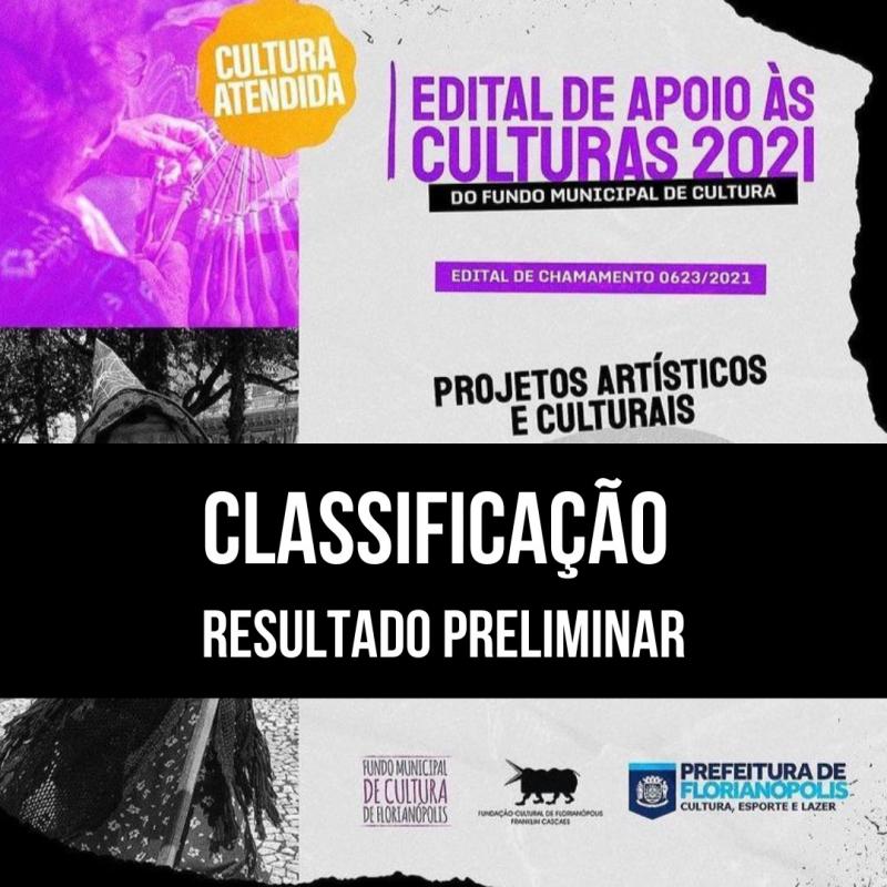 Fundo Municipal de Cultura: resultado preliminar 
